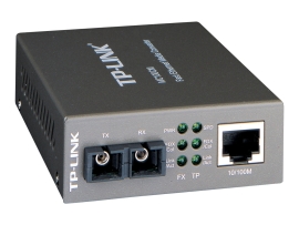 Tp-Link Media Converter, 10/100 RJ45 Wdm, Multi Mode, 1310NM, 2KM, 3YR MC100CM