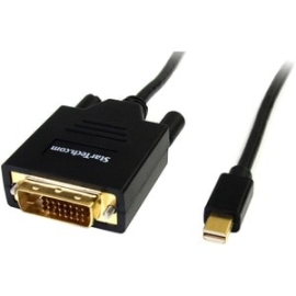 StarTech.com 6ft Mini DisplayPort To Dvi Cable, Mini DP To Dvi-D Adapter/Converter Cable, 1080p Video, MDP 1.2 To Dvi Monitor/Display - Cable For Video Device, Monitor, Pc, Mac, MacBook, Mac Mini - First End: 1 X 20-pin Mini DisplayPort Digital Audio/Vid
