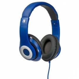Verbatim Over-ear Classic Audio Headphones - Blue 65068