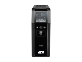 APC (BR1200SI) Back-UPS Pro (BR)1200VA, SINEWAVE,8 Outlets, Avr, LCD, Interface BR1200SI