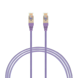 2.5m CAT6A RJ45 S/Ftp Thin Lszh 30 Awg Network Cable | Purple 004.300.4017
