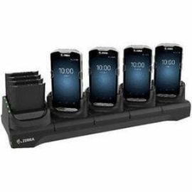 Tc51/56 5-Slot Charge Only Cradle With 4-Slot Spare Battery Charger Charges Up To 4 Devices And Up To 4 Spare Batteries. Incl. Power Supply And Dc CABLE/Country Specific Ac Line Cord-Sold Separately. CRD-TC51-5SC4B-01