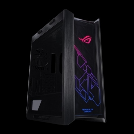 ASUS GX601 ROG Strix Helios Case ATX/EATX Black Mid-Tower Gaming Case With Handle, RGB, 3 Tempered Glass Panels, 4 Preinstalled Fans 3x140mm 1x140mm (GX601 ROG STRIX HELIOS CASE/BK/AL/WITH HANDLE)