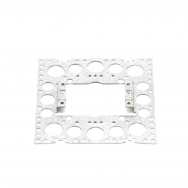 4C | Square Render Mounting Bracket for Elegant 0.8mm Thickness - 15 Pack 040.050.0031