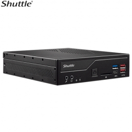 Shuttle DH470 XPC Slim 1.3L Barebone - H470, LGA1200, 2x DDR4 SODIMM, 1x 2.5' Bay, 1x M.2, Triple Display, 2xDP+HDMI, 2x RS232, 4x USB3.0+3x USB2 (DH470)