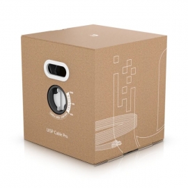 Ubiquiti Cat5e Pro Outdoor Cable, 305m (1000ft), 24 AWG Solid Copper Conductor Pairings, Carrier-Class Shielded Cable W/ Intergrated ESD Drain Wire (UISP-Cable-Pro)