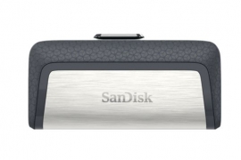SanDisk 256GB Ultra Dual Drive Go 2-in-1 USB-C & USB-A Flash Drive Memory Stick 150MB/s USB3.1 Type-C Swivel for Android Smartphones Tablets Macs PCs (SDDDC2-256G-G46)