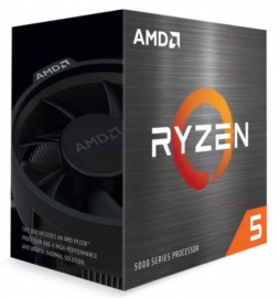 AMD Ryzen 5 5600X Zen 3 CPU 6C/12T TDP 65W Boost Up To 4.6GHz Base 3.7GHz Total Cache 35MB Wraith Stealth Cooler (100-100000065BOX)