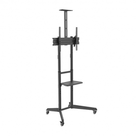 Brateck Versatile & Compact Steel TV Cart with top and center shelf for 37'-70' TVs Up to 50kg (T1040T)
