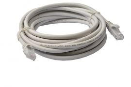 8Ware Cat6a UTP Ethernet Cable 15m Snagless - Grey (PL6A-15GRY)
