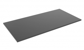 Brateck Particle Board Desk Board 1500X750MM Compatible with Sit-Stand Desk Frame - Black-- (TP15075-B)