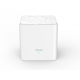 Tenda Nova MW3 1-pack AC1200 Whole-home Mesh WiFi System, 100 Square Meters, 867Mbps/300Mbps, MI-MIMO, SSID Broadcast, Beamforming (MW3(1-pack))