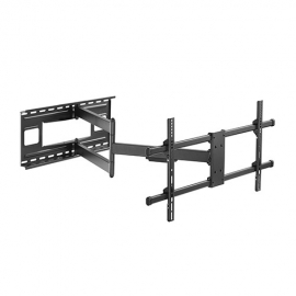 Brateck Extra Long Arm Full-Motion TV Wall Mount For Most 43'-80' Flat Panel TVs Up to 50kg LPA49-483XLD