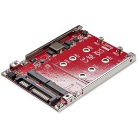 StarTech.com M.2 To Sata Adapter - Taa Compliant - Create High-performance Storage With Raid By Installing Two M.2 Sata SSDs Into A 2.5" Sata Interface - M.2 Drive To Sata Adapter - Supports B Key M.2 Sata SSDs - Raid 0, 1, Spanning, Jbod - M.2 Adapter /