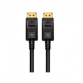 Cruxtec 2m Black DP 1.2 4K Displayport Male to Male Cable CXT-DP12-02-BK