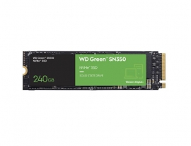Western Digital WD Green SN350 240GB M.2 NVMe SSD 2400MB/s 900MB/s R/W 80TBW WDS240G2G0C