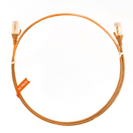 1.5m Cat 6 Ultra Thin LSZH Pack of 50 Ethernet Network Cable. Orange 004.004.5004.50PACK