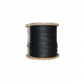 6 Core MM OM4 Loosetube Drycore x 150m, 2mm oversleeving, 400mm stagger with LC-LC Terminations, pulling socks & on a drum 040.060.0114