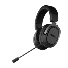 ASUS TUF GAMING H3 WIRELESS Gaming Headset Gun Metal, 2.4 GHz USB-C, 7.1 Surround Sound, Deep Bass, Lightweight, 25m 15 Hours, 