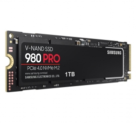 Samsung 980 Pro 2TB NVMe SSD 7000MB/s 5100MB/s R/W 1000K/1000K IOPS 1200TBW 1.5M Hrs MTBF M.2 2280 MZ-V8P2T0BW