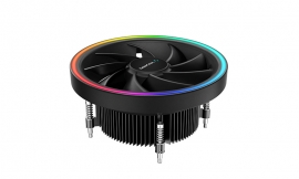 Deepcool UL551 ARGB CPU Cooler for Intel 1200/1151/1150/1155 Top Flow Cooling Solution, 136mm Fan, R-UL551-BKAMAB-G-1