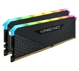 Corsair Vengeance RGB RS 32GB (2x16GB) DDR4 3600MHz C18 18-22-22-42 Desktop Gaming Memory Black CMG32GX4M2D3600C18