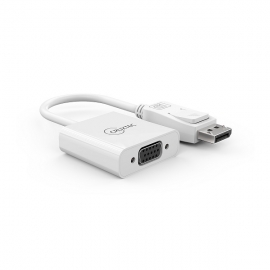 Cruxtec White DisplayPort to VGA Adapter CXT-DTV18-WH