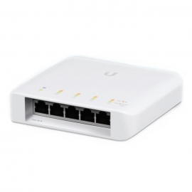Ubiquiti USW-FLEX Indoor/Outdoor 5 Port PoE Gigabit Switch with 802.3bt Input Power Support UB.USW.FLEX