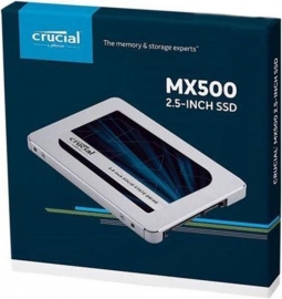 Crucial MX500 4TB 2.5' SATA SSD - 560/510 MB/s 90/95K IOPS 1400TBW AES 256bit Encryption Acronis True Image Cloning 5yr wty CT4000MX500SSD1