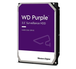 Western Digital WD Purple 2TB 3.5' Surveillance HDD 5400RPM 64MB SATA3 145MB/s 180TBW 24x7 64 Cameras AV NVR DVR 1.5mil MTBF 3yrs WD20PURZ-P