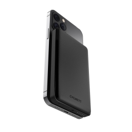 CYGNETT Magnetic Wireless Power Bank 5,000 mAh - Black (CY3743PBCHE), Compatible with iPhone 12 and iPhone models that support MagSafe technology