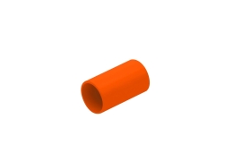 4C | Plain Coupling Orange 25mm - 50 Pack 040.040.0349