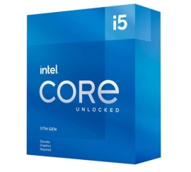Intel i5-11600KF CPU 3.9GHz (4.9GHz Turbo) 11th Gen LGA1200 6-Cores 12-Threads 12MB 125W Graphic Card BX8070811600KF-P