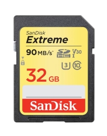 SanDisk 32GB Extreme SD UHS-I Memory Card 150MB/s Full HD & 4K UHD Class 30 Speed Shock Proof 