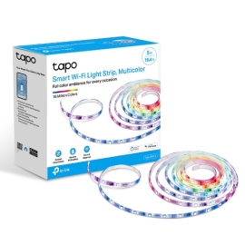 TP-Link Tapo L920-5 Smart Wi-Fi Light Strip, Multicolor, Pu Coating For External Protection, Voice Control, 50 Separate Colour Zones, No Hub Required