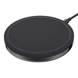 Belkin BOOST UP Special Edition Wireless Charging Pad -Black (F7U054auBLK-APL), 2500 Connected Equipment Warranty, Supports up to 7.5W charging