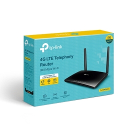 TP-Link TL-MR6500v(APAC) N300 4G LTE Telephony WiFi Router, Supports B5 & B28, Professional Voice Function VoLTE/CSFB/VoIP, 100 Minutes of Voicemail