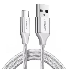 UGREEN 60121 USB 2.0 Type-A to Type-C Male Nickel Plated Cable 1M (White) ACBUGN60121