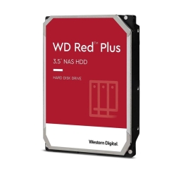 Western Digital WD Red Plus 8TB 3.5' NAS HDD SATA 6 Gb/s 5640RPM 185MB Cache 24x7 180TBW ~8-bays NASware 3.0 CMR Tech 3yrs WD80EFZZ