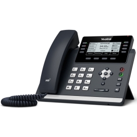 Yealink T43U 12 Line IP phone, 3.7' 360x160 pixel Graphical LCD with backlight, Dual USB Ports, POE Support, Wall Mountable, ( T42S ), SIP-T43U