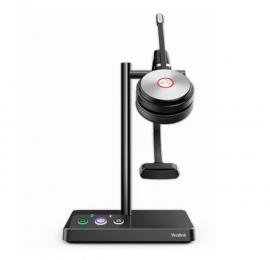 Yealink WH62 Mono UC TEAMS DECT Wirelss Headset, Busylight On Headset, Leather Ear Cushions, Multi-devices connection, Breathable wearing, TEAMS-WH62-M