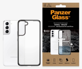 PanzerGlass HardCase Samsung Galaxy S22 - Black (0371), Antibacterial, 2 x Military Grade Standard (MIL-STD-810H), Wireless charging compatible
