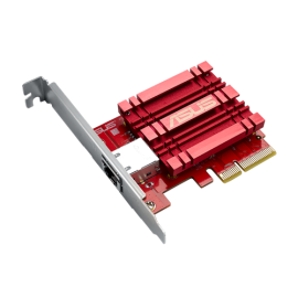 ASUS XG-C100C V2 10GBase-T PCI-E Network Adapter, 10/5/2.5/1Gbps, 100Mbps, RJ45 Port, Built in QOS ( NIC )