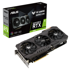 ASUS nVidia GeForce TUF-RTX3080-12G-GAMING RTX 3080 12GB GDDR6X LHR, Ampere SM, 2nd Generation RT Cores,3rd Generation Tensor Cores