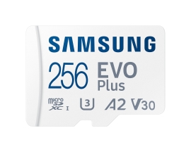 SamSung 256GB MB-MC256KA EVO Plus microSD Card 130MB/s with Adapter FFCSAM256GTFMCKA