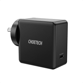 CHOETECH Q4004 60W PD 3.0 Type-C Fast Charging Foldable Adapter USB-C Charger ELECHOQ4004
