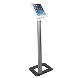 Brateck Anti-theft Tablet Kiosk Floor Stand with Aluminum Base Fit Screen Size 9.7”-10.1”