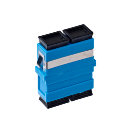 SC OS1/OS2 Singlemode Through Coupler Flangeless Duplex | Blue 015.002.0082