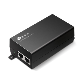 TP-LINK Power Over Ethernet PoE+ Injector, Wall Mountable with 2 Gigabit Ports: TL-POE160S 006.008.0096