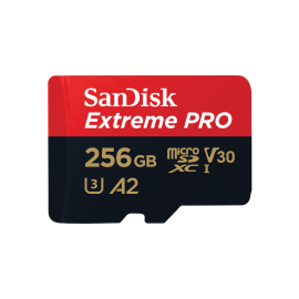 SanDisk 256GB Extreme PRO microSDXC UHS-I Card SDSQXCD-256G-GN6MA